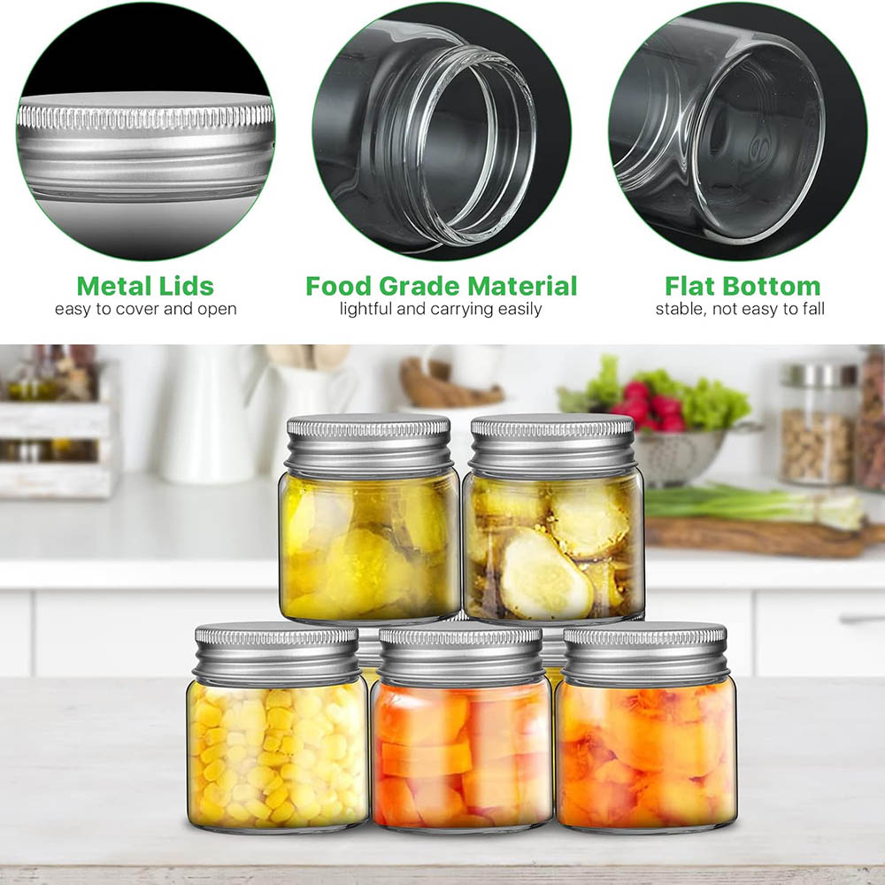 Mini frascos de pedreiro de 2  - Candle Making Jars With Lids avaliação e preço