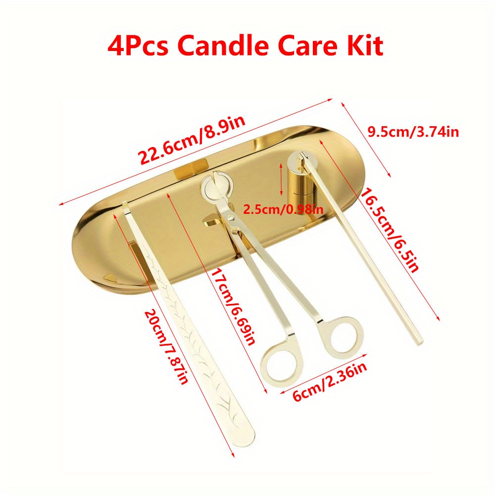 4 pçs/set kit de cuidados com  - Candle Making Tutorial avaliação e preço